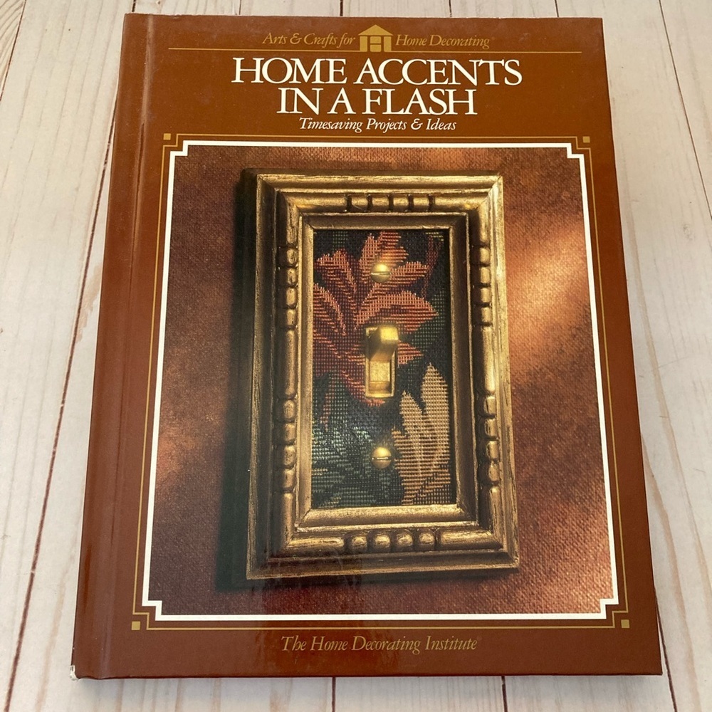 Timeless Hard Cover Home Accent Designers Crafters Coffee Table Book